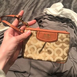 Small Coach Wristlet